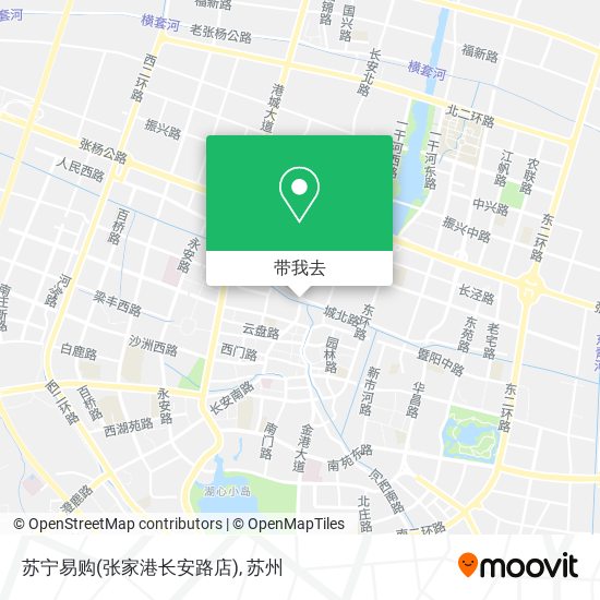 苏宁易购(张家港长安路店)地图