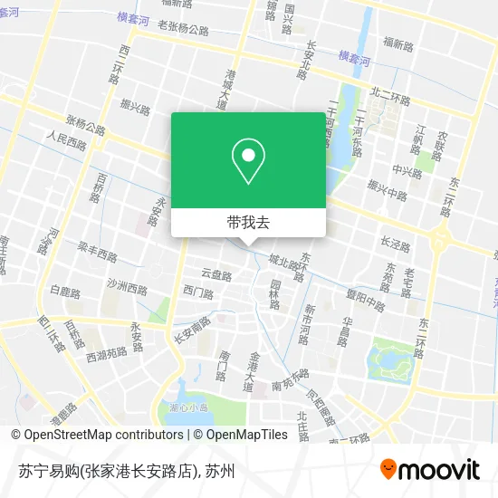 苏宁易购(张家港长安路店)地图