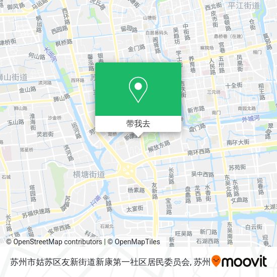 苏州市姑苏区友新街道新康第一社区居民委员会地图
