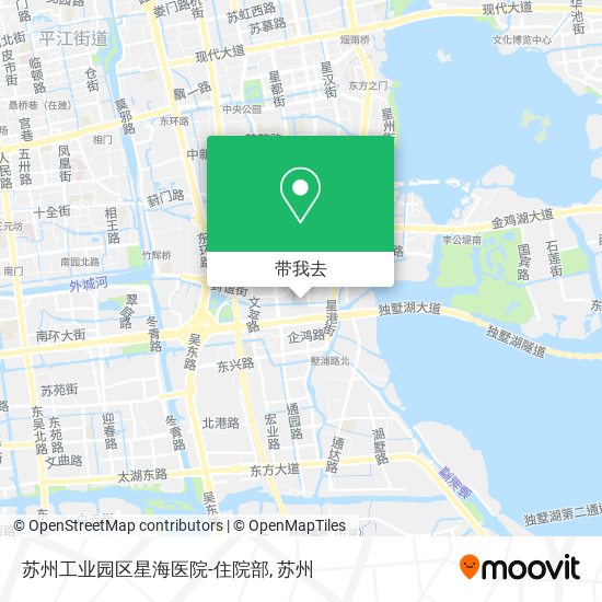 苏州工业园区星海医院-住院部地图