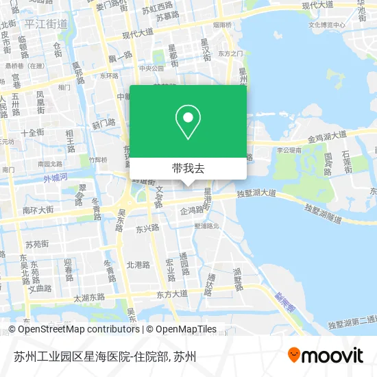 苏州工业园区星海医院-住院部地图