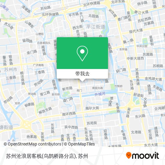 苏州沧浪居客栈(乌鹊桥路分店)地图