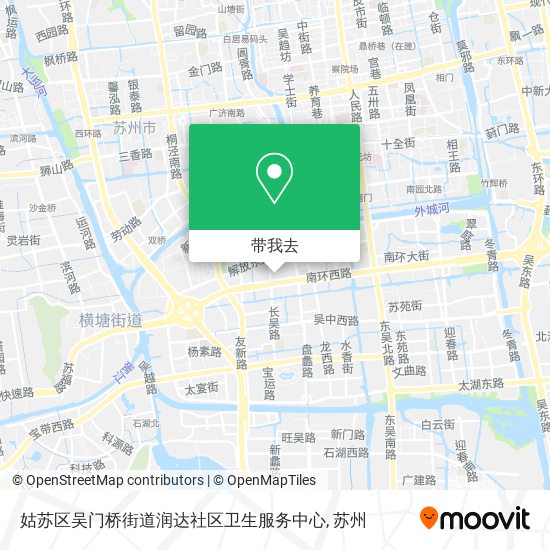 姑苏区吴门桥街道润达社区卫生服务中心地图