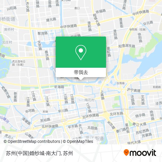 苏州(中国)婚纱城-南大门地图