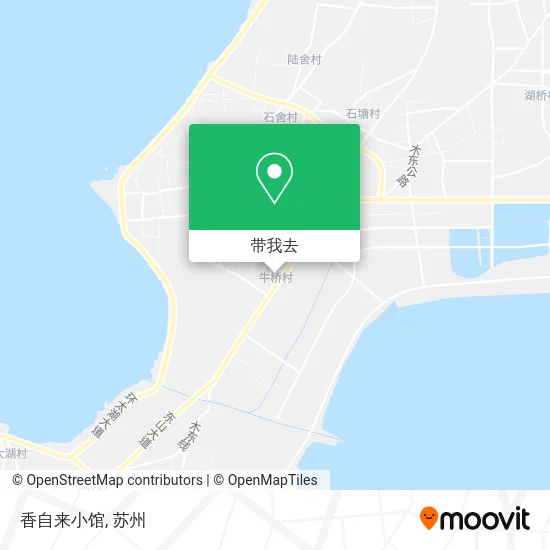 香自来小馆地图