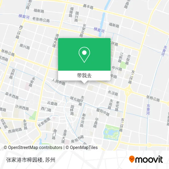 张家港市樟园楼地图