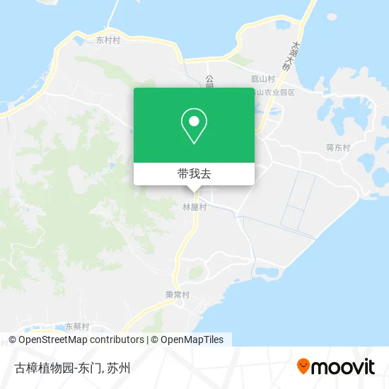 古樟植物园-东门地图