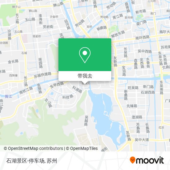 石湖景区-停车场地图