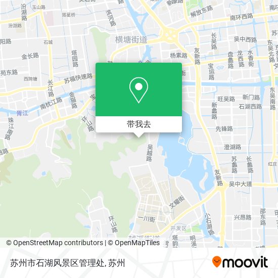 苏州市石湖风景区管理处地图