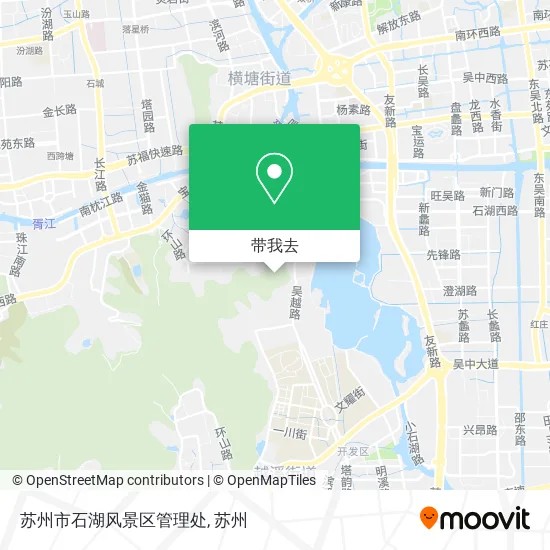 苏州市石湖风景区管理处地图