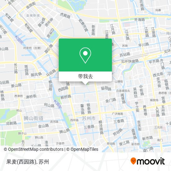 果麦(西园路)地图