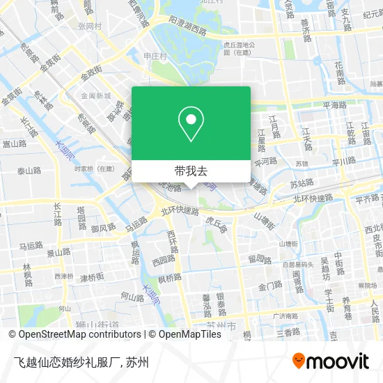 飞越仙恋婚纱礼服厂地图