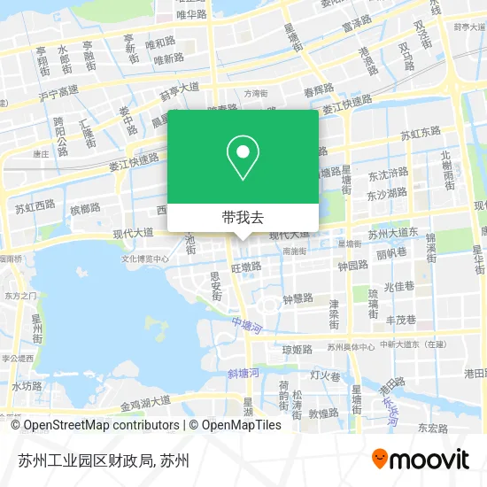 苏州工业园区财政局地图