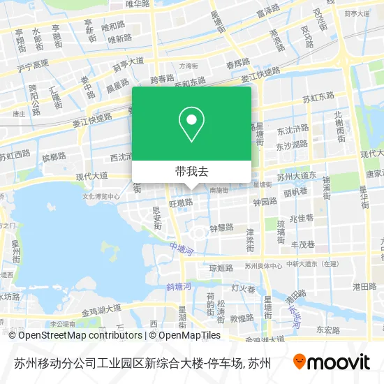 苏州移动分公司工业园区新综合大楼-停车场地图