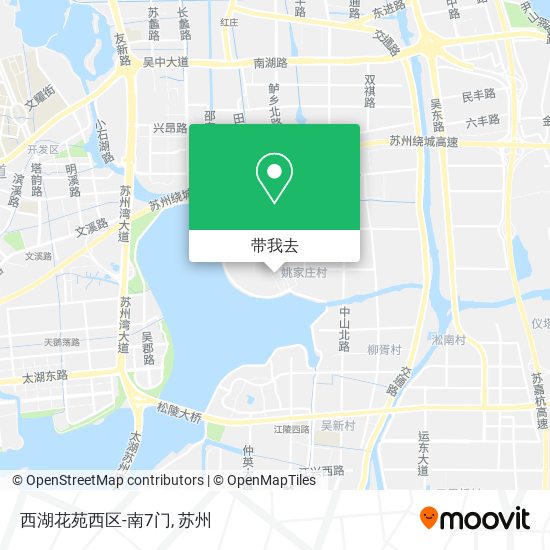 西湖花苑西区-南7门地图