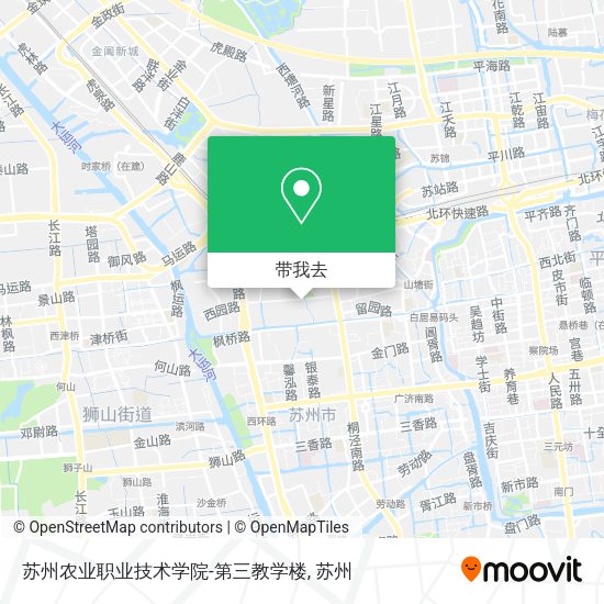 苏州农业职业技术学院-第三教学楼地图