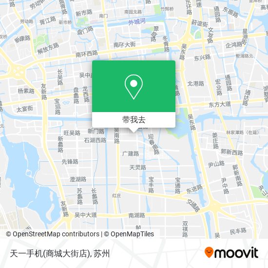 天一手机(商城大街店)地图