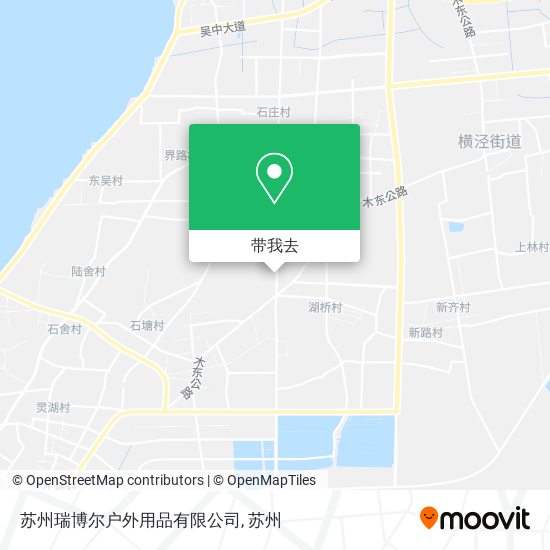 苏州瑞博尔户外用品有限公司地图