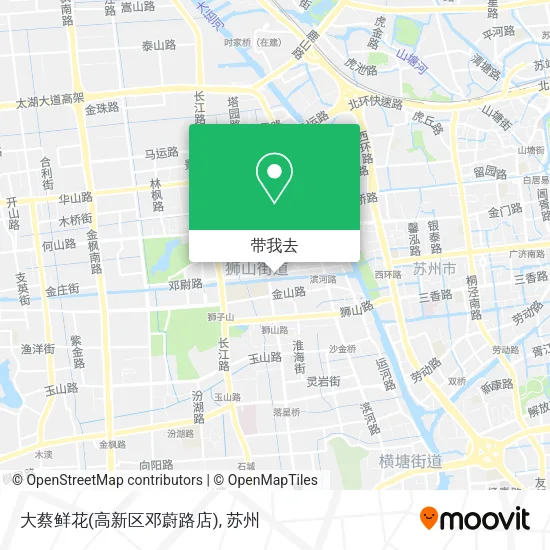 大蔡鲜花(高新区邓蔚路店)地图