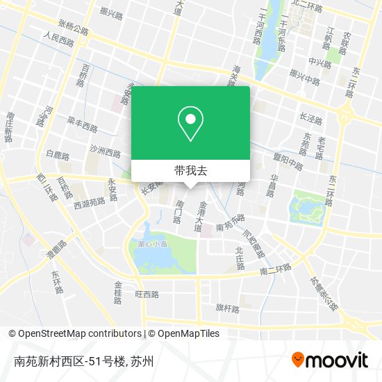 南苑新村西区-51号楼地图