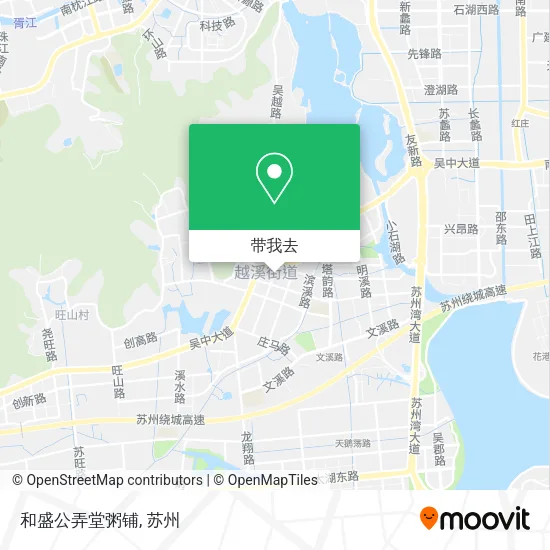 和盛公弄堂粥铺地图