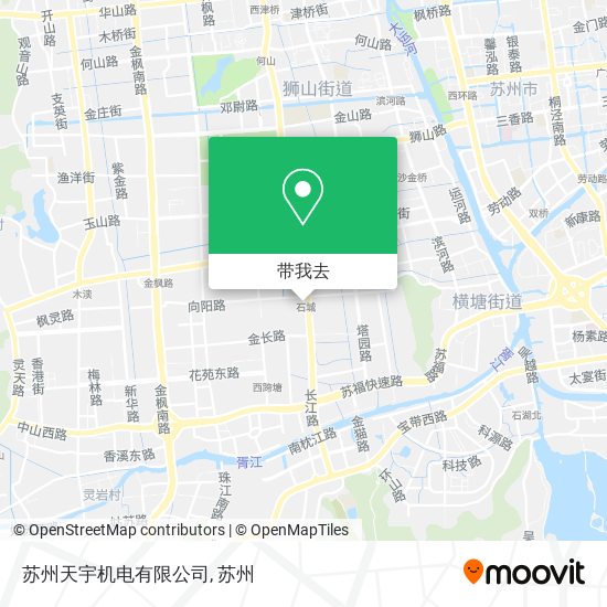 苏州天宇机电有限公司地图