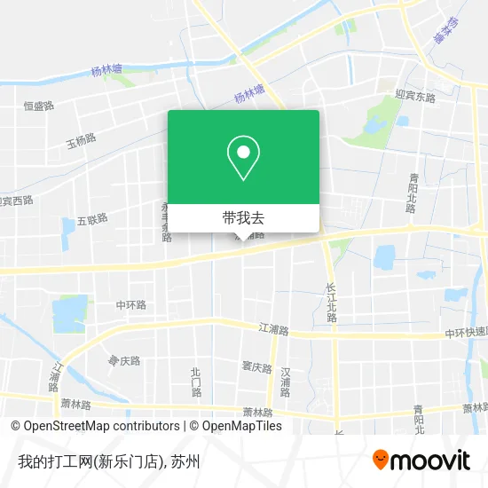 我的打工网(新乐门店)地图