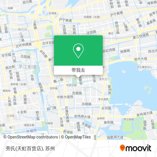 旁氏(天虹百货店)地图