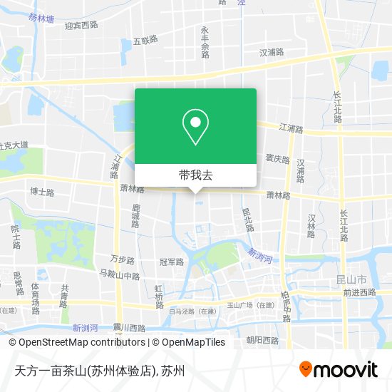 天方一亩茶山(苏州体验店)地图