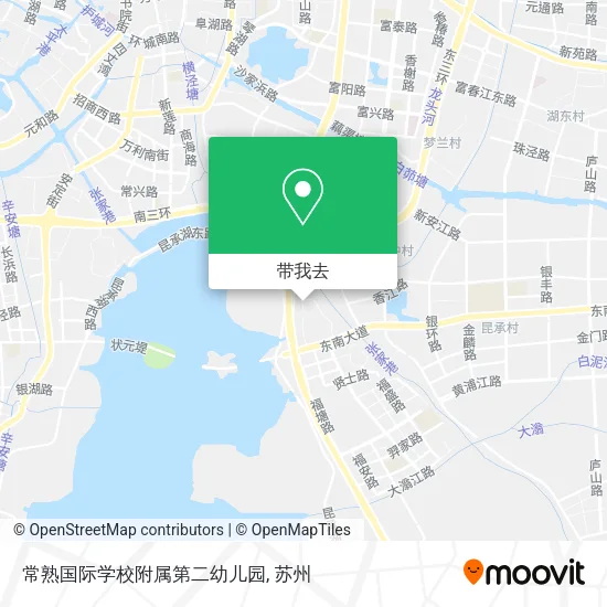 常熟国际学校附属第二幼儿园地图