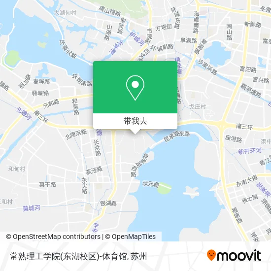 常熟理工学院(东湖校区)-体育馆地图