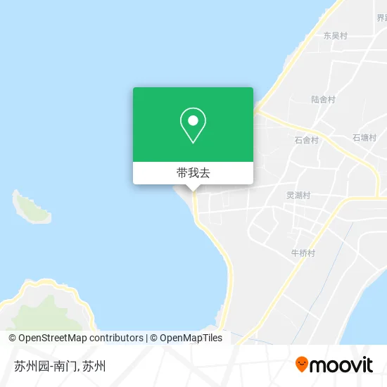 苏州园-南门地图