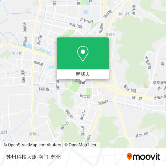 苏州科技大厦-南门地图