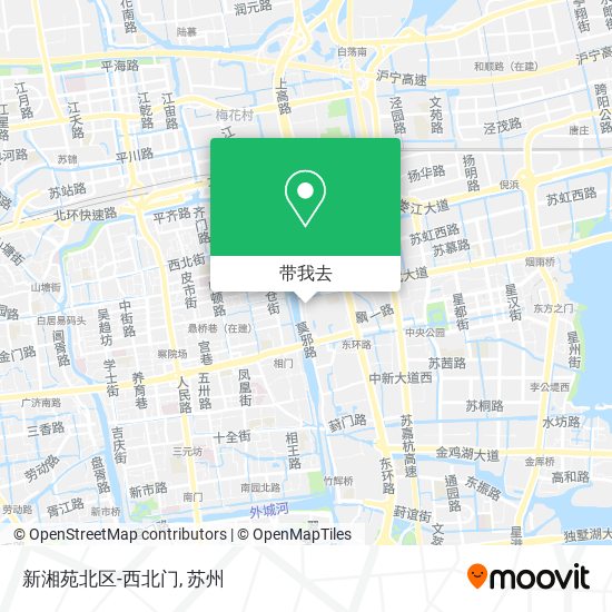 新湘苑北区-西北门地图