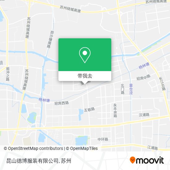 昆山德博服装有限公司地图