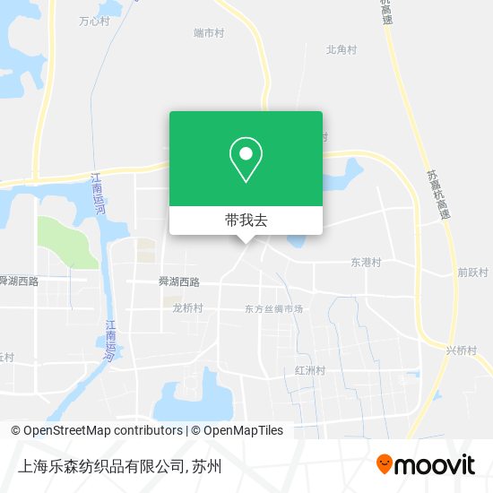 上海乐森纺织品有限公司地图