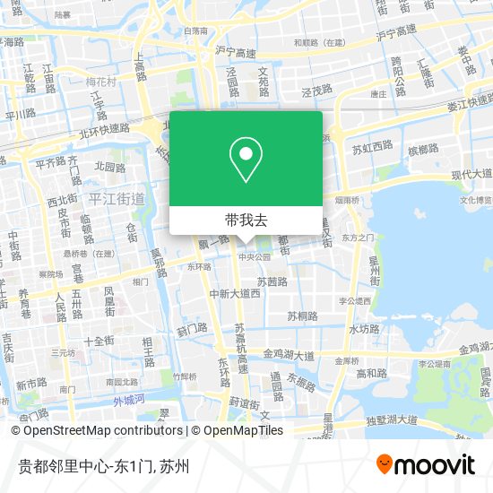 贵都邻里中心-东1门地图