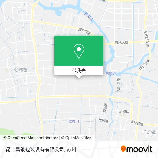 昆山昌银包装设备有限公司地图