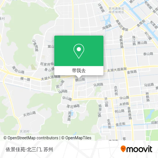 依景佳苑-北三门地图