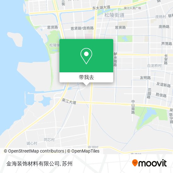 金海装饰材料有限公司地图