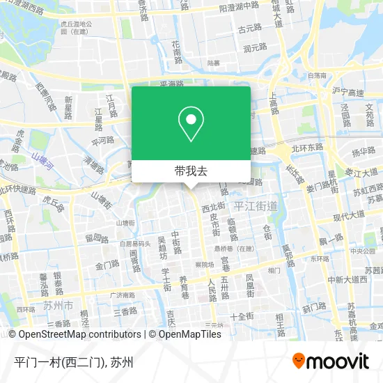 平门一村(西二门)地图