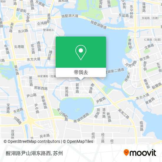 醒湖路尹山湖东路西地图