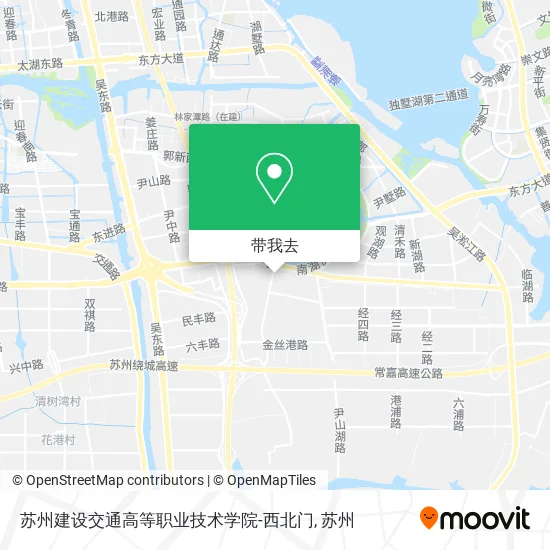 苏州建设交通高等职业技术学院-西北门地图