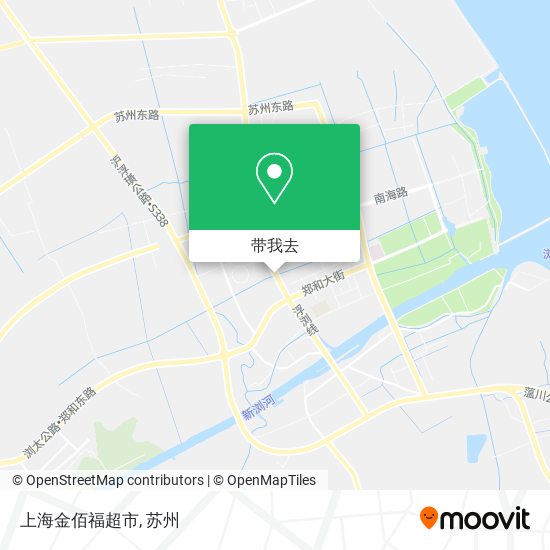 上海金佰福超市地图