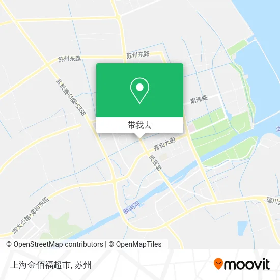 上海金佰福超市地图