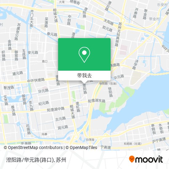 澄阳路/华元路(路口)地图