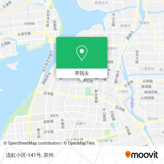 流虹小区-141号地图