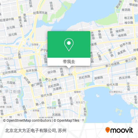 北京北大方正电子有限公司地图