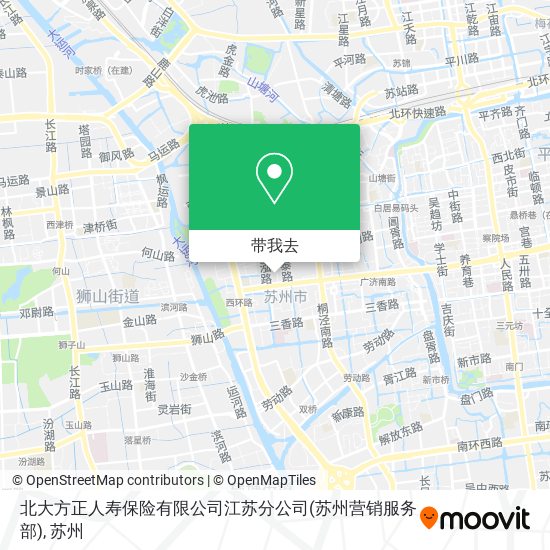 北大方正人寿保险有限公司江苏分公司(苏州营销服务部)地图