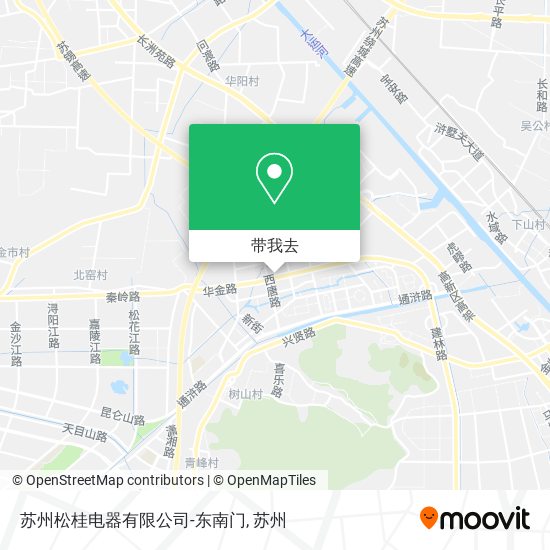 苏州松桂电器有限公司-东南门地图